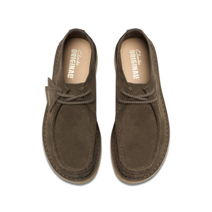 Clarks Desert Nomad 26178174 Mens Gray Suede Oxfords & Lace Ups Casual Shoes