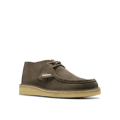 Clarks Desert Nomad 26178174 Mens Gray Suede Oxfords & Lace Ups Casual Shoes