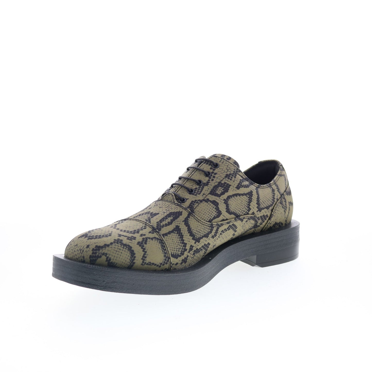 Clarks CUR Oxford 2 x Martine Rose Mens Green Canvas Oxfords Casual Shoes