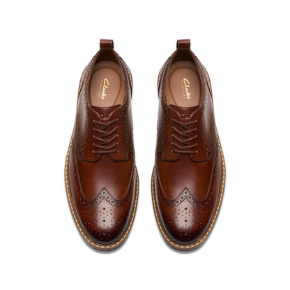 Clarks Aldwin Limit Mens Brown Oxfords & Lace Ups Wingtip & Brogue Shoes