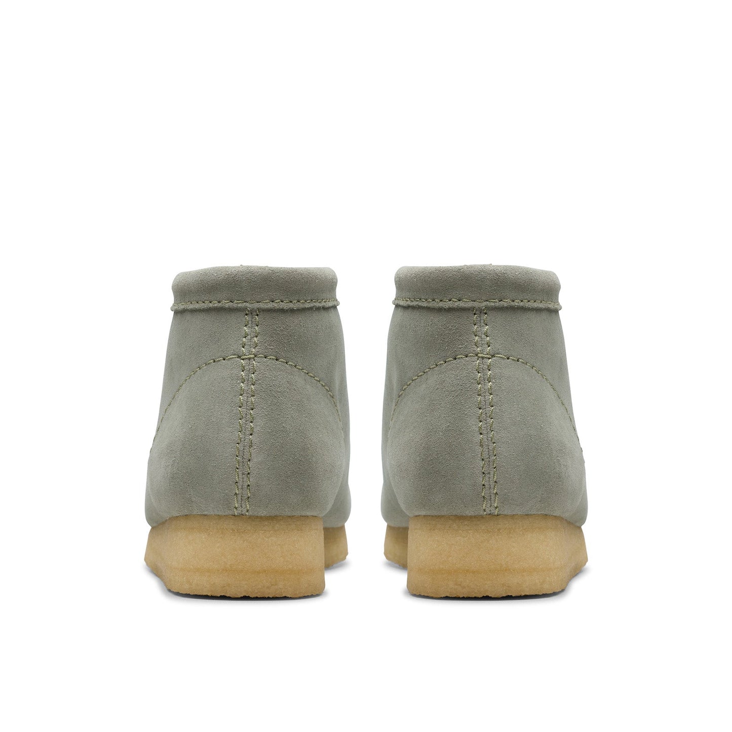 Clarks Wallabee Boot 26181139 Mens Gray Suede Lace Up Chukkas Boots