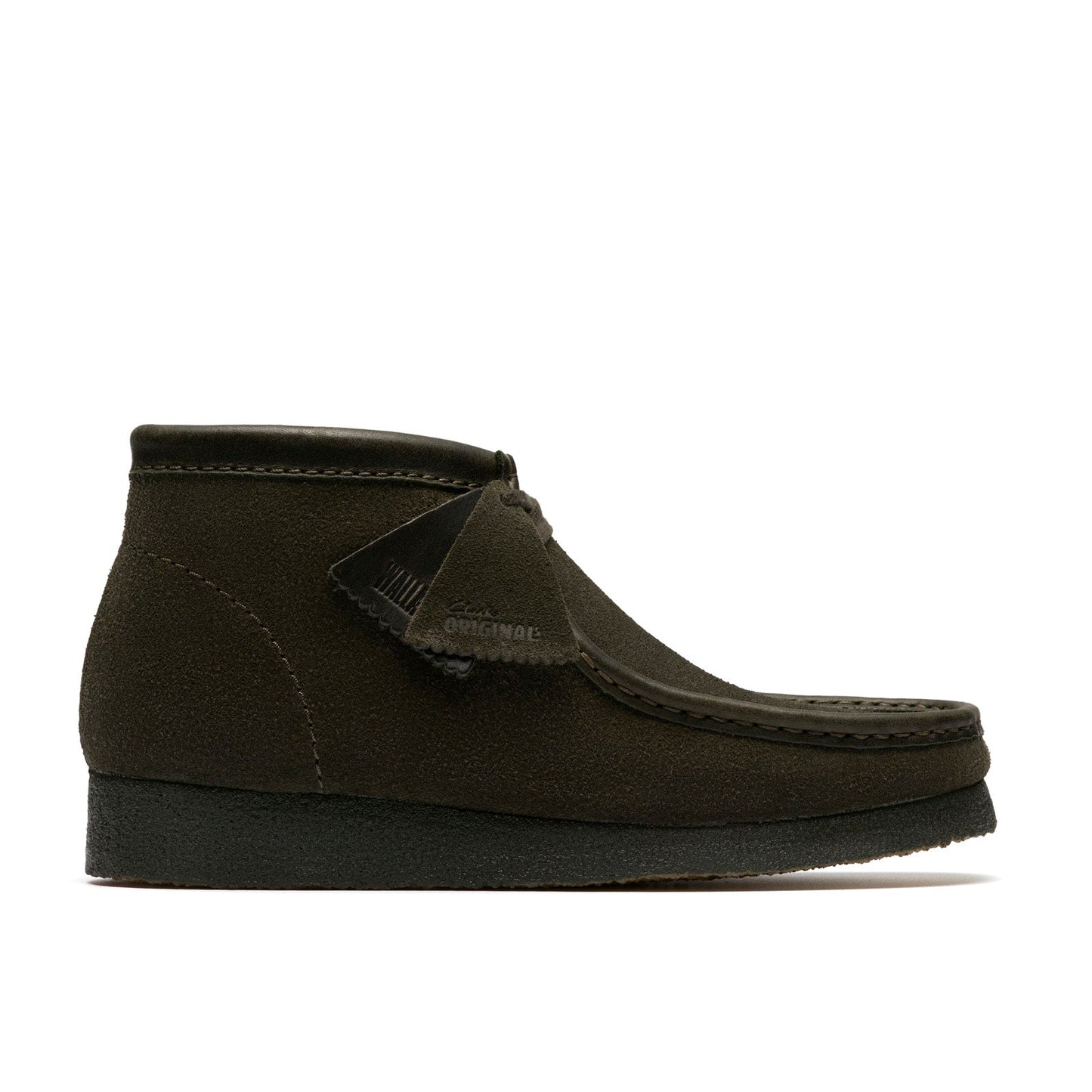 Clarks Wallabee Boot 26182750 Mens Green Suede Lace Up Chukkas Boots