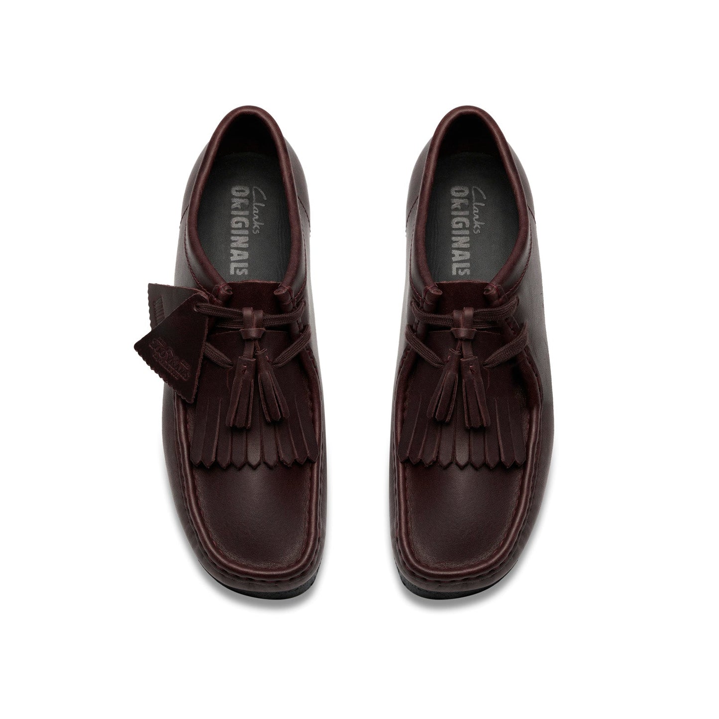 Clarks Wallabee 26182787 Mens Burgundy Oxfords & Lace Ups Casual Shoes