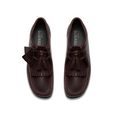 Clarks Wallabee 26182787 Mens Burgundy Oxfords & Lace Ups Casual Shoes