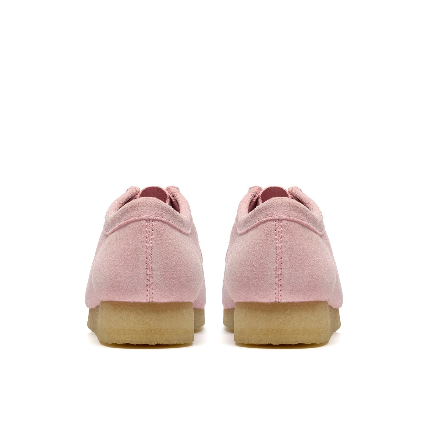 Clarks Wallabee 26185560 Mens Pink Suede Oxfords & Lace Ups Casual Shoes