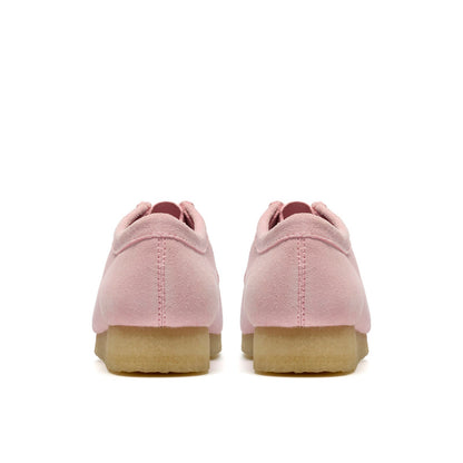 Clarks Wallabee 26185560 Mens Pink Suede Oxfords & Lace Ups Casual Shoes