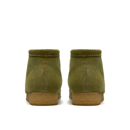 Clarks Wallabee Boot 26185642 Mens Green Suede Lace Up Chukkas Boots