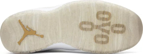 Nike Mens OVO x Air Jordan 10 Retro Sneakers - 'White'