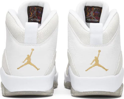 Nike Mens OVO x Air Jordan 10 Retro Sneakers - 'White'