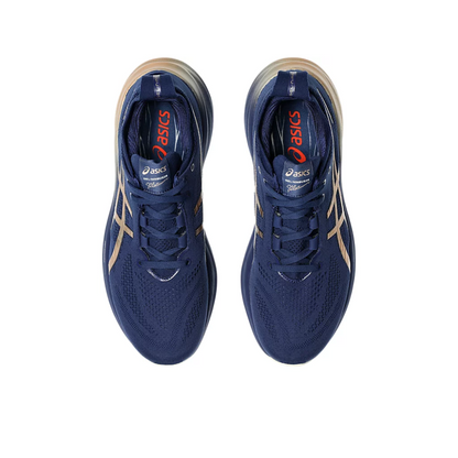 Gel-Nimbus 26 Platinum Men's :Blue Expanse I Champagne