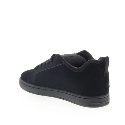 DC Court Graffik SE 300927-KDW Mens Black Skate Inspired Sneakers Shoes