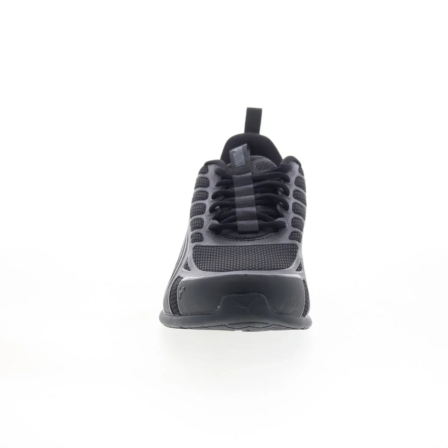 Puma Voltra 31258901 Mens Black Leather Lace Up Lifestyle Sneakers Shoes