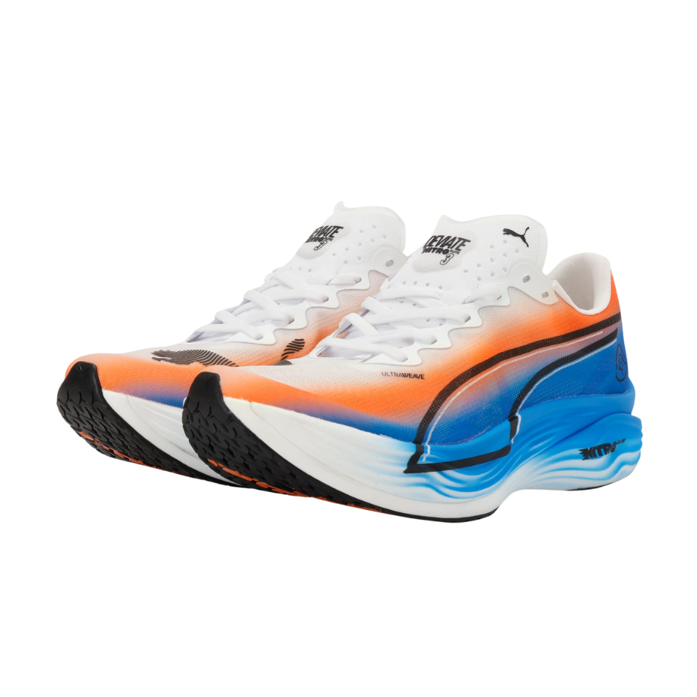 Deviate Nitro Elite 3 Ekiden Men's :PUMA White | Heat Fire