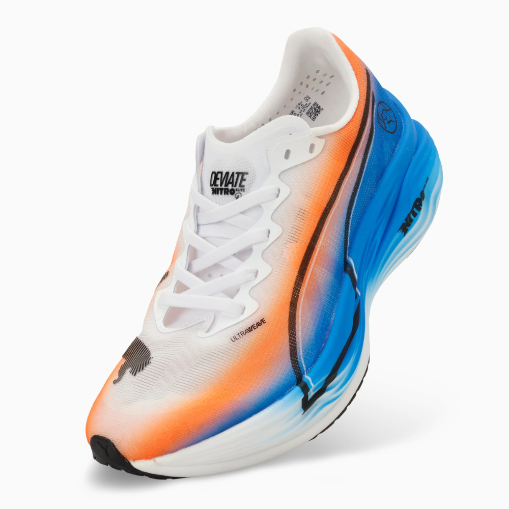 Deviate Nitro Elite 3 Ekiden Women's :PUMA White | Heat Fire