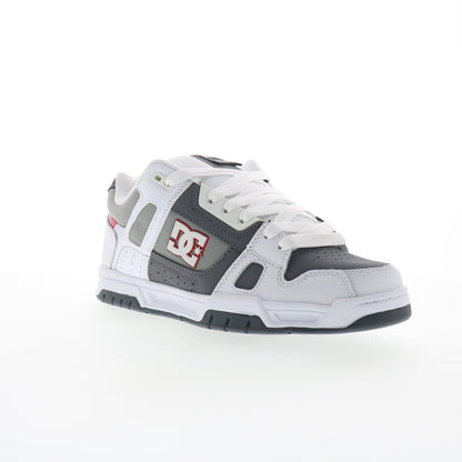 DC Stag 320188-XWSS Mens White Leather Skate Inspired Sneakers Shoes