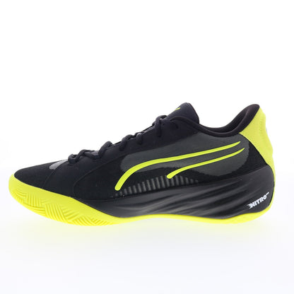 Puma All-Pro Nitro 37907912 Mens Black Mesh Athletic Basketball Shoes