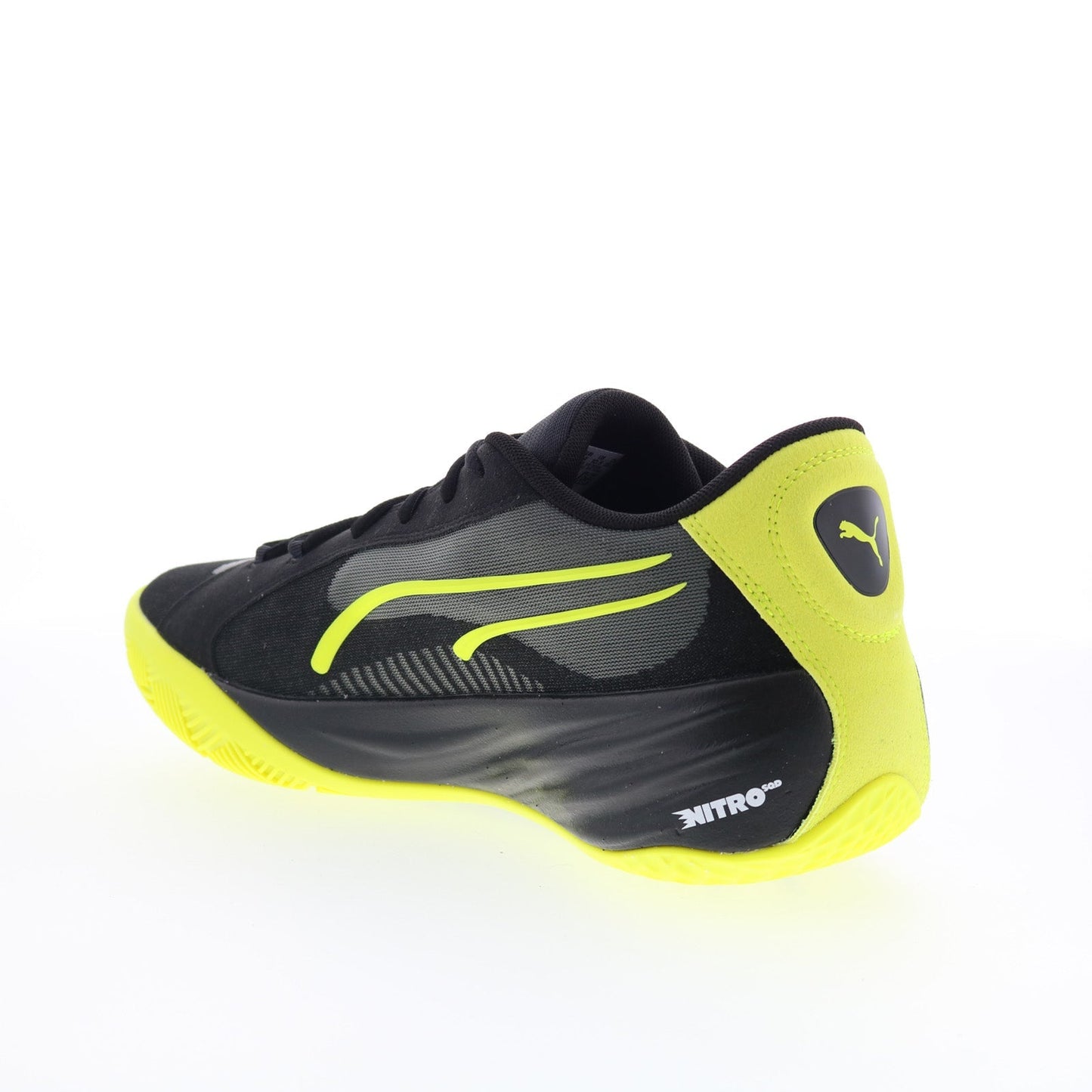 Puma All-Pro Nitro 37907912 Mens Black Mesh Athletic Basketball Shoes