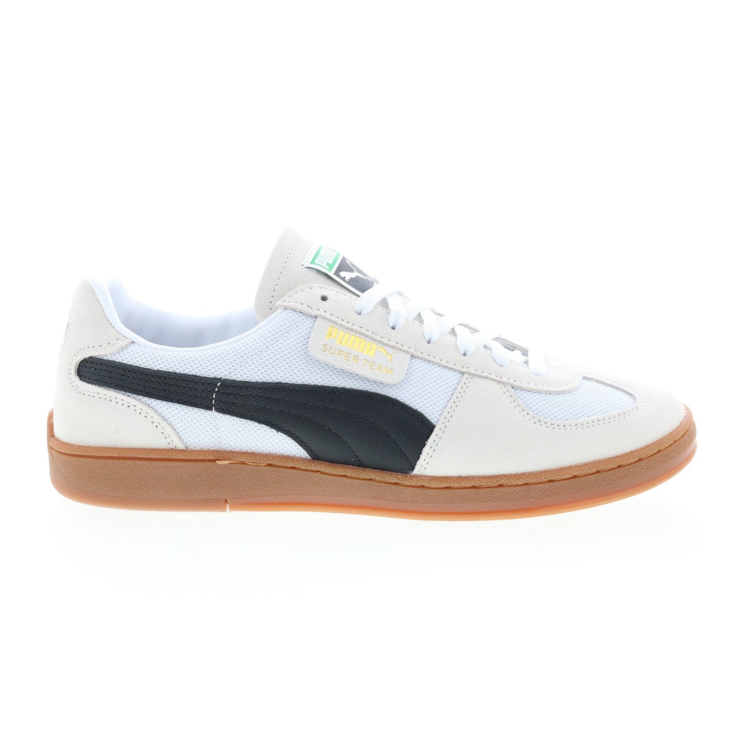 Puma Super Team OG 39042409 Mens White Suede Lifestyle Sneakers Shoes