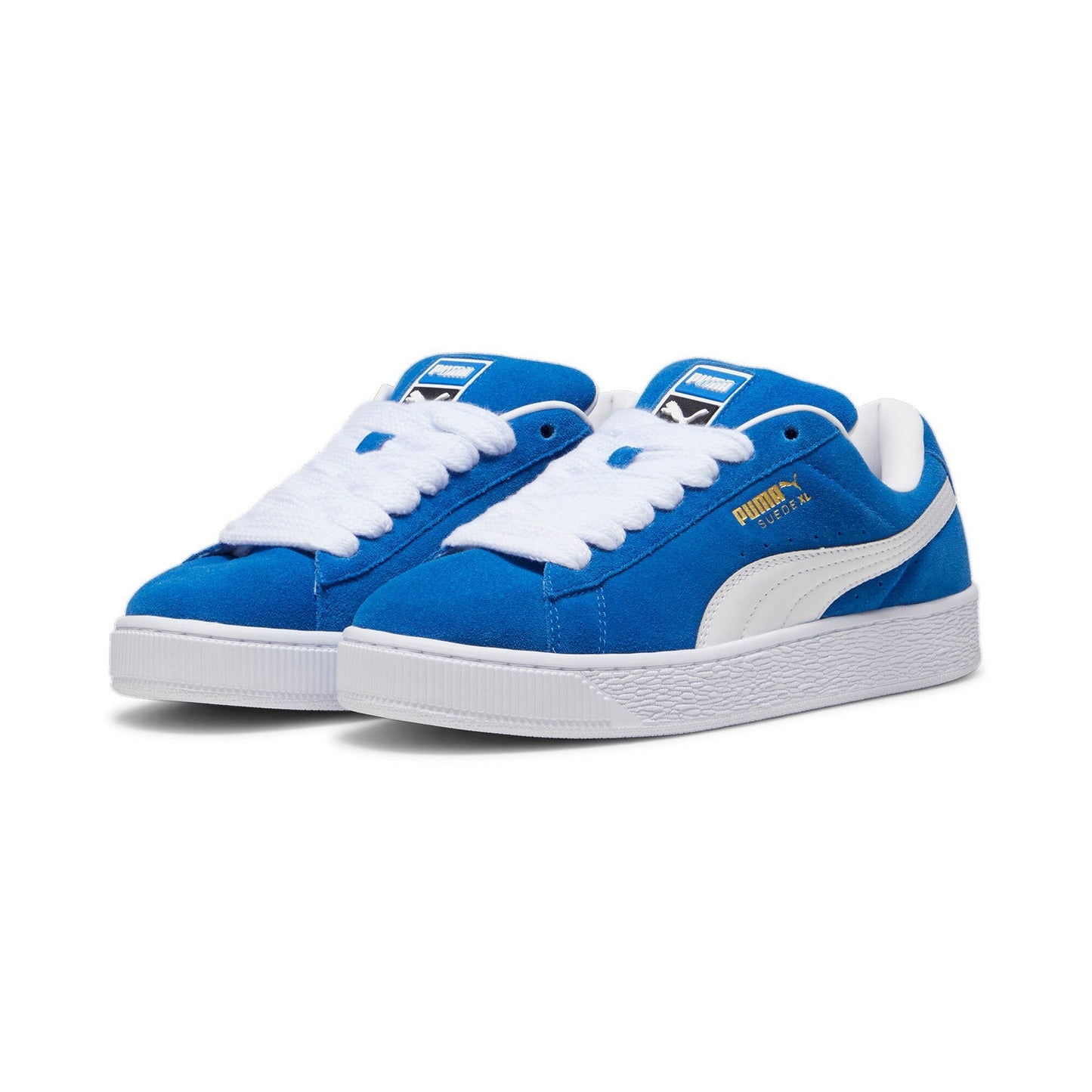 Puma Suede XL 39520501 Mens Blue Suede Lifestyle Sneakers Shoes