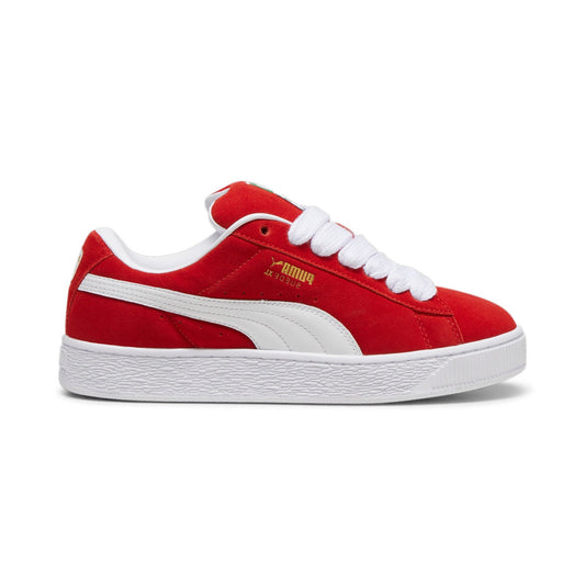 Puma Suede XL 39520503 Mens Red Suede Lifestyle Sneakers Shoes