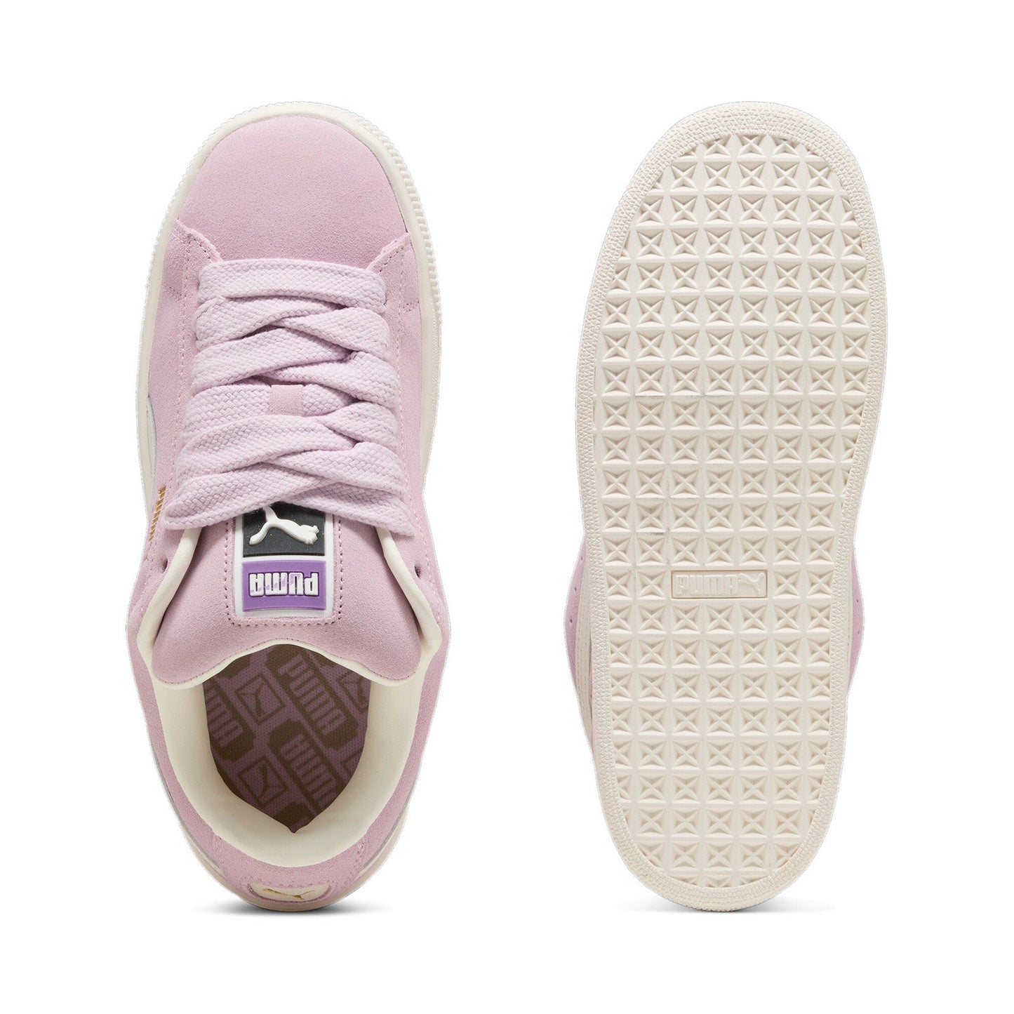 Puma Suede Xl 39764808 Womens Pink Suede Lace Up Lifestyle Sneakers Shoes