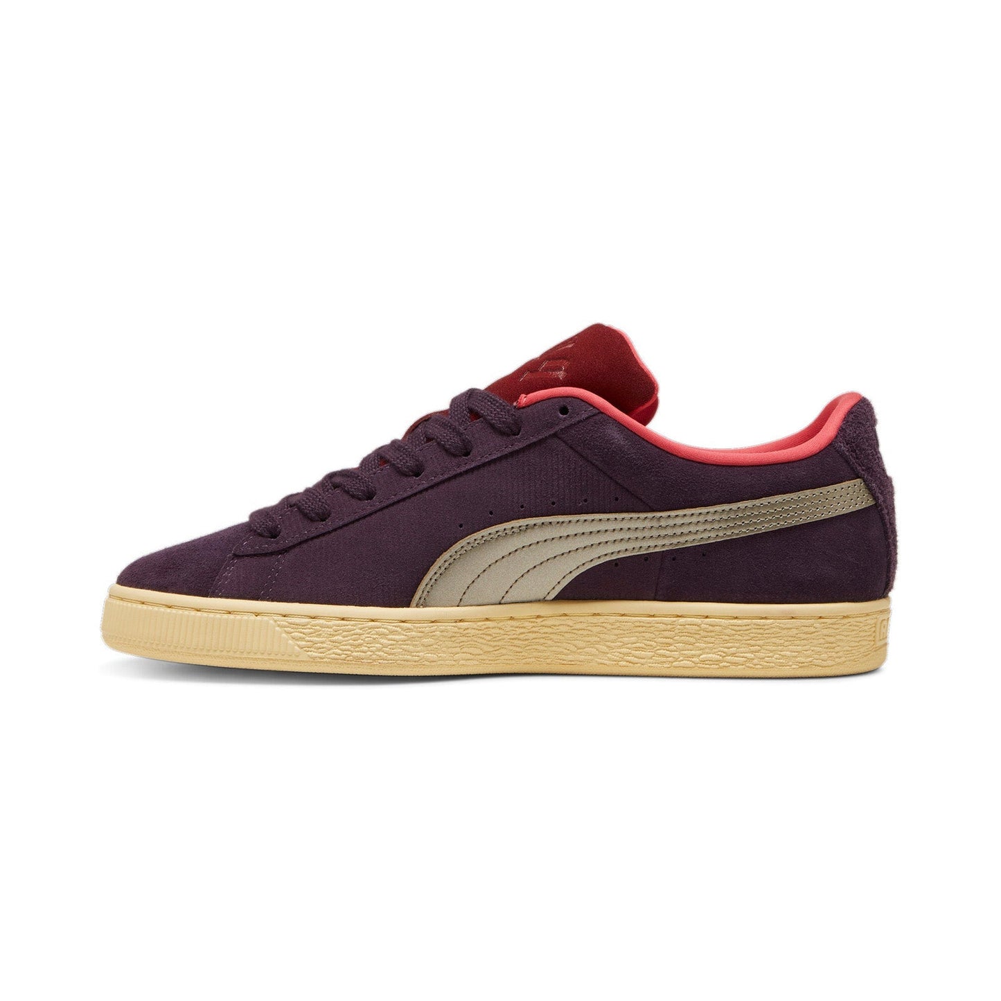 Puma Suede Play Paris 39819001 Mens Purple Suede Lifestyle Sneakers Shoes