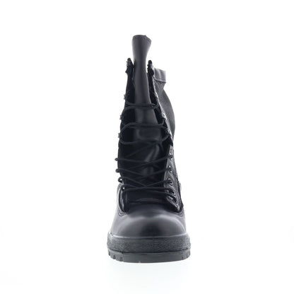 McRae Army Temperate Made In USA 3BTW Mens Black Leather Tactical Boots