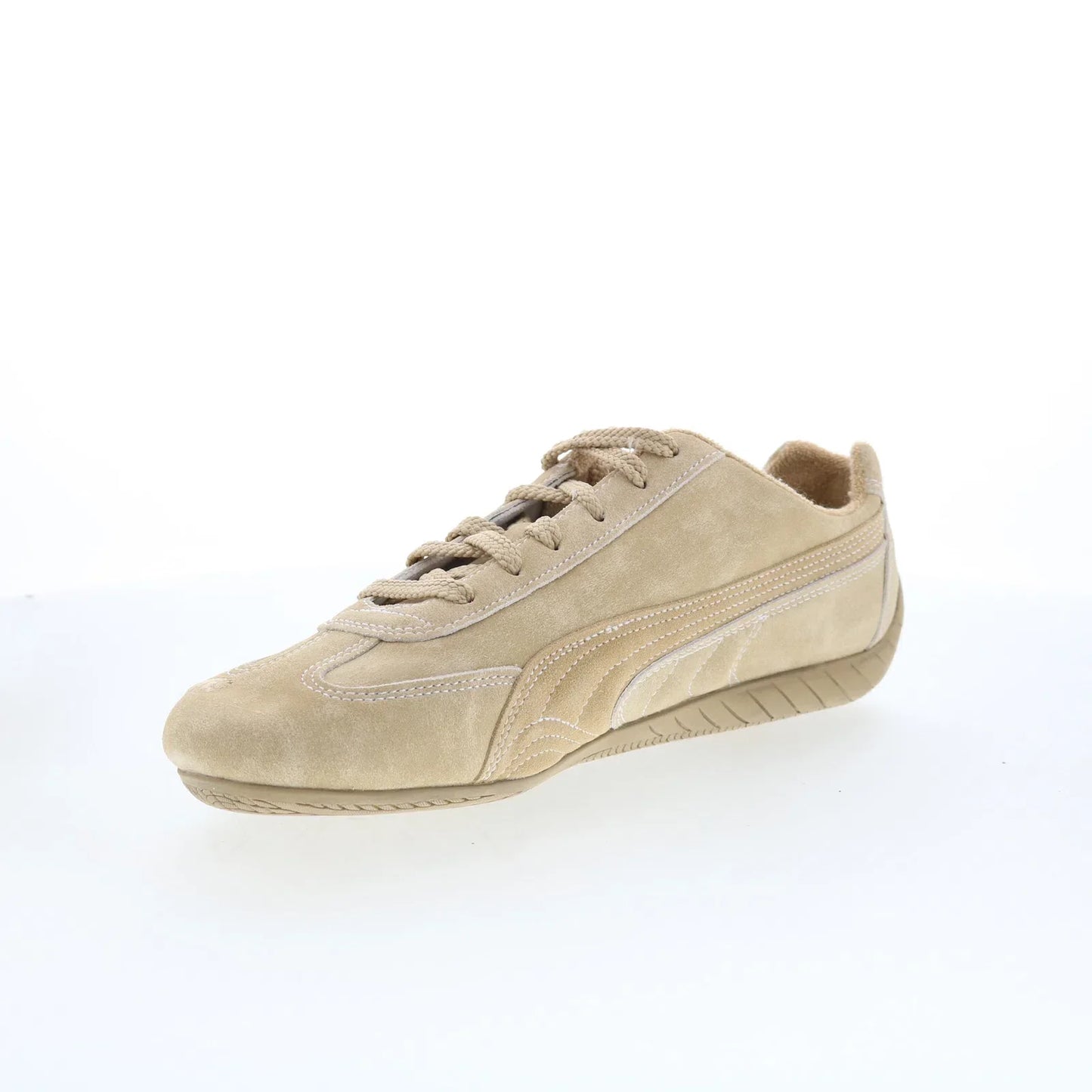Puma Speedcat Mat Play 40465601 Mens Beige Suede Lifestyle Sneakers Shoes