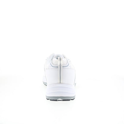 Drew Aaron 40893-02 Mens White Narrow Leather Lifestyle Sneakers Shoes