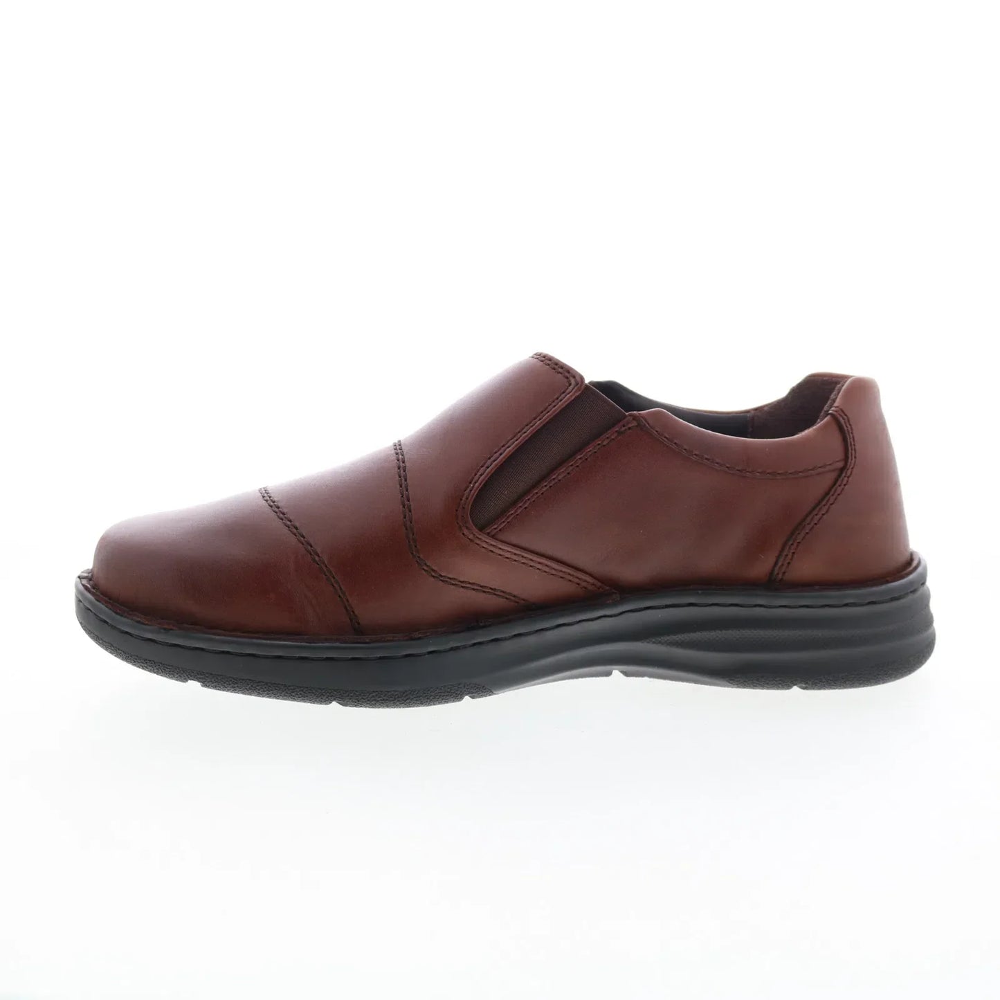 Drew Fairfield 43906-83 Mens Burgundy Wide Loafers & Slip Ons Casual Shoes
