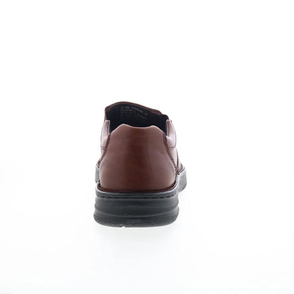 Drew Fairfield 43906-83 Mens Burgundy Wide Loafers & Slip Ons Casual Shoes