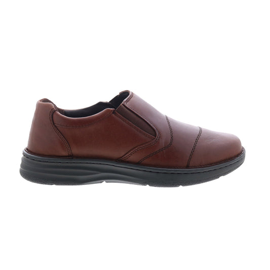 Drew Fairfield 43906-83 Mens Burgundy Wide Loafers & Slip Ons Casual Shoes