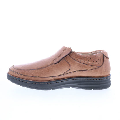 Drew Bexley 43919-80 Mens Brown Wide Loafers & Slip Ons Casual Shoes