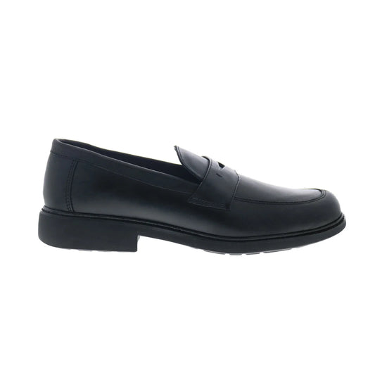 Drew Essex 43950-14 Mens Black Narrow Loafers & Slip Ons Penny Shoes