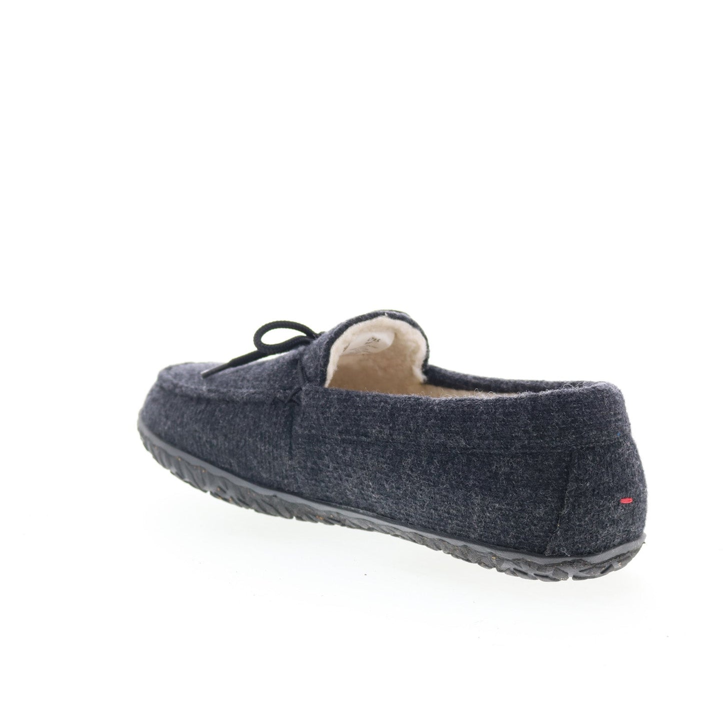 Minnetonka Eco Oak 4715-CHR Mens Gray Canvas Slip On Loafer Slippers Shoes