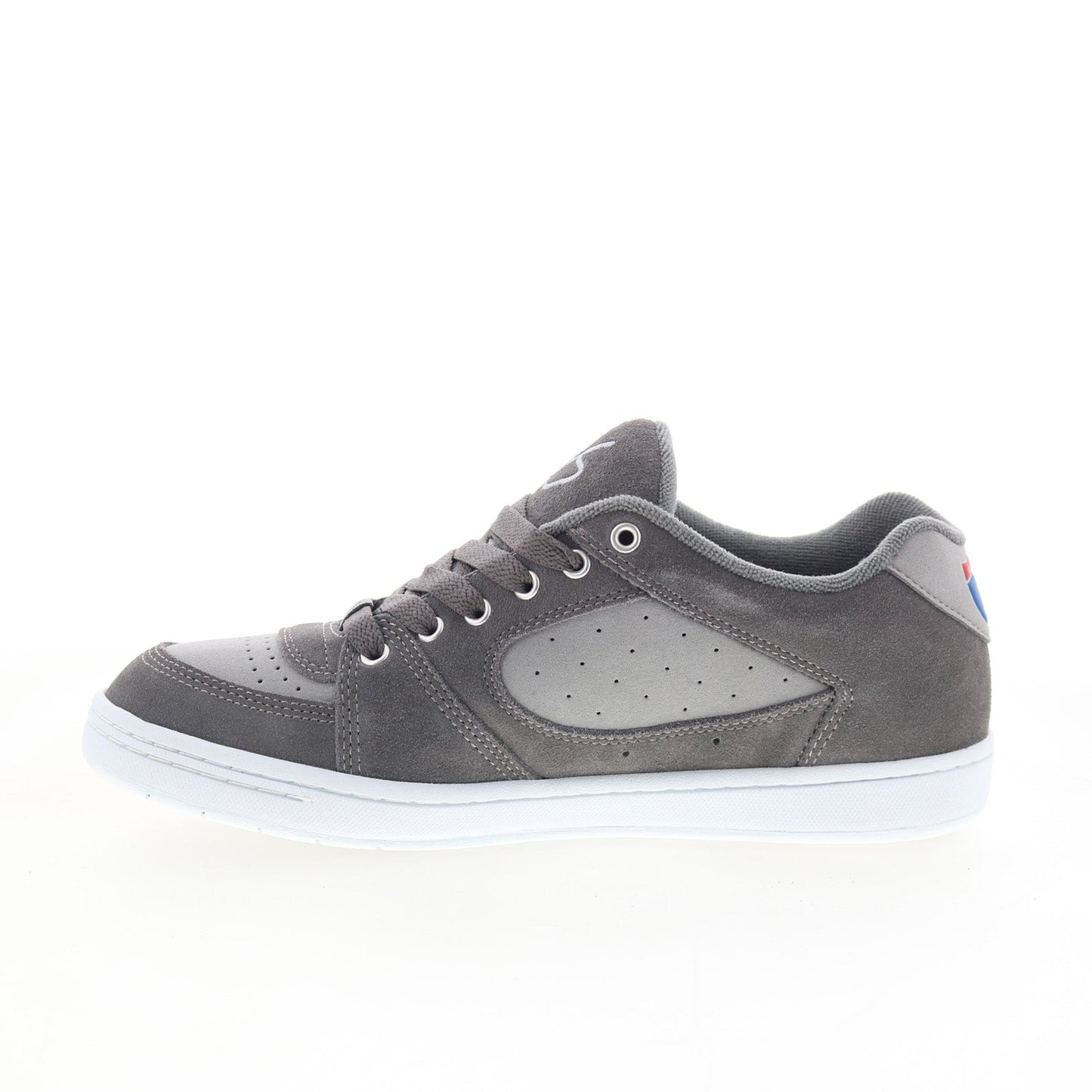 ES Accel X GO Skateboarding Day Mens Gray Skate Inspired Sneakers Shoes