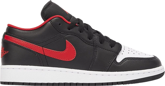 Nike Grade School Womens Air Jordan 1 Low Sneakers - 'White Toe'