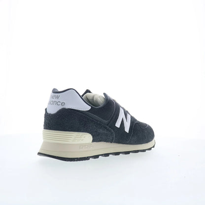 New Balance 574 U574RBH Mens Gray Suede Lace Up Lifestyle Sneakers Shoes