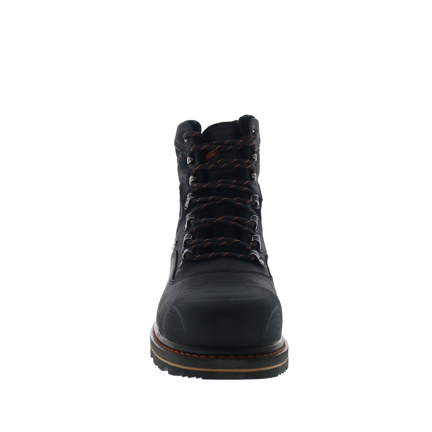Hoss Range 60108 Mens Black Wide Leather Lace Up Work & Safety Boots
