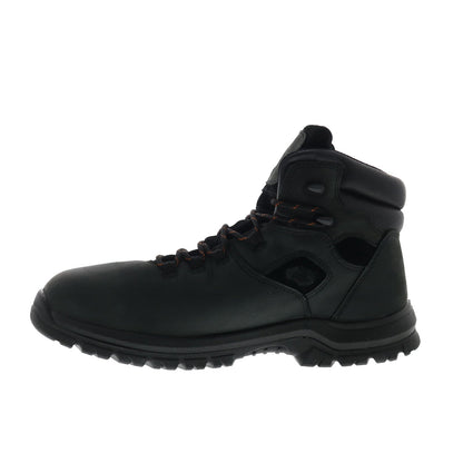 Hoss Lorne Soft Toe 60174 Mens Black Wide Leather Work & Safety Boots