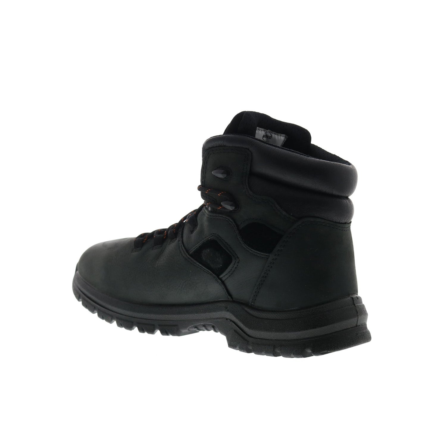 Hoss Lorne Soft Toe 60174 Mens Black Wide Leather Work & Safety Boots