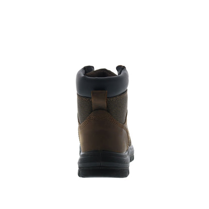 Hoss Mason 60245 Mens Brown Wide Leather Lace Up Work & Safety Boots