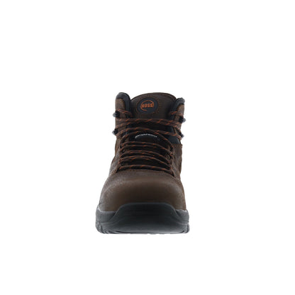 Hoss Lorne Soft Toe 60473 Mens Brown Wide Leather Work & Safety Boots