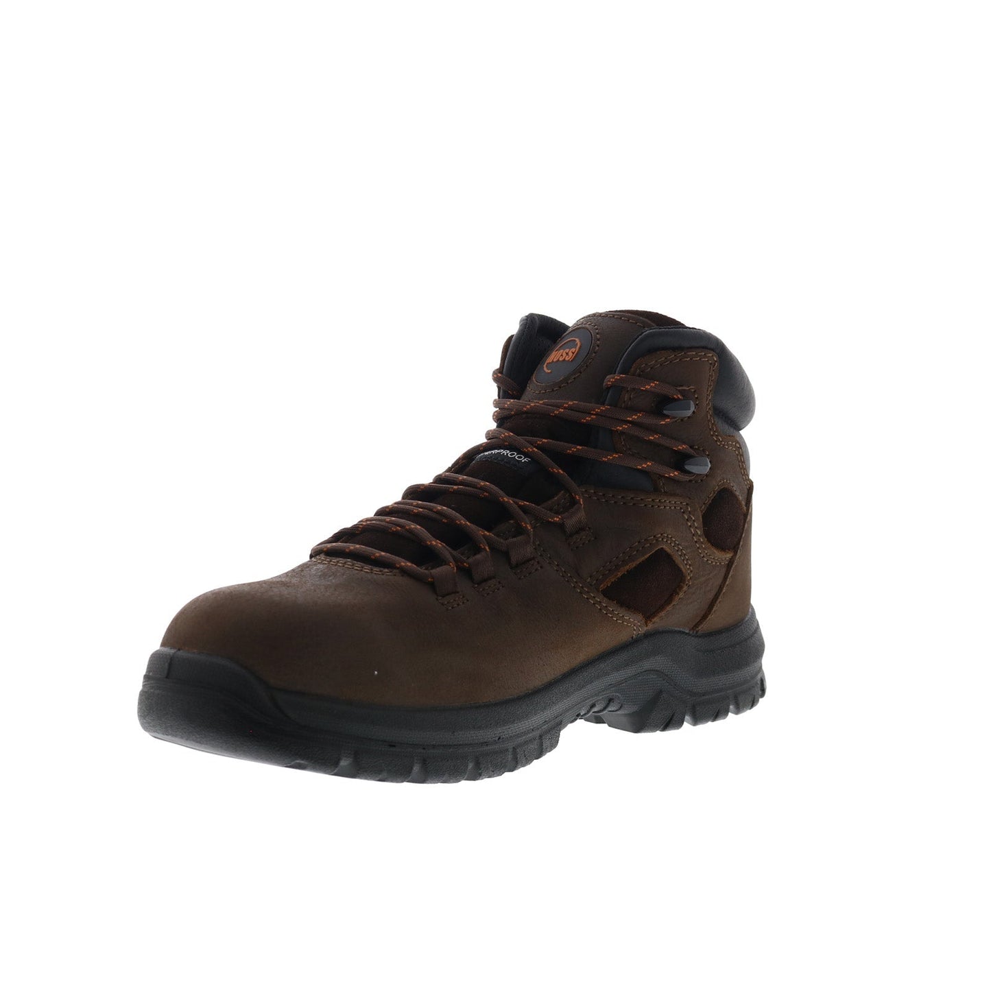 Hoss Lorne Soft Toe 60473 Mens Brown Wide Leather Work & Safety Boots