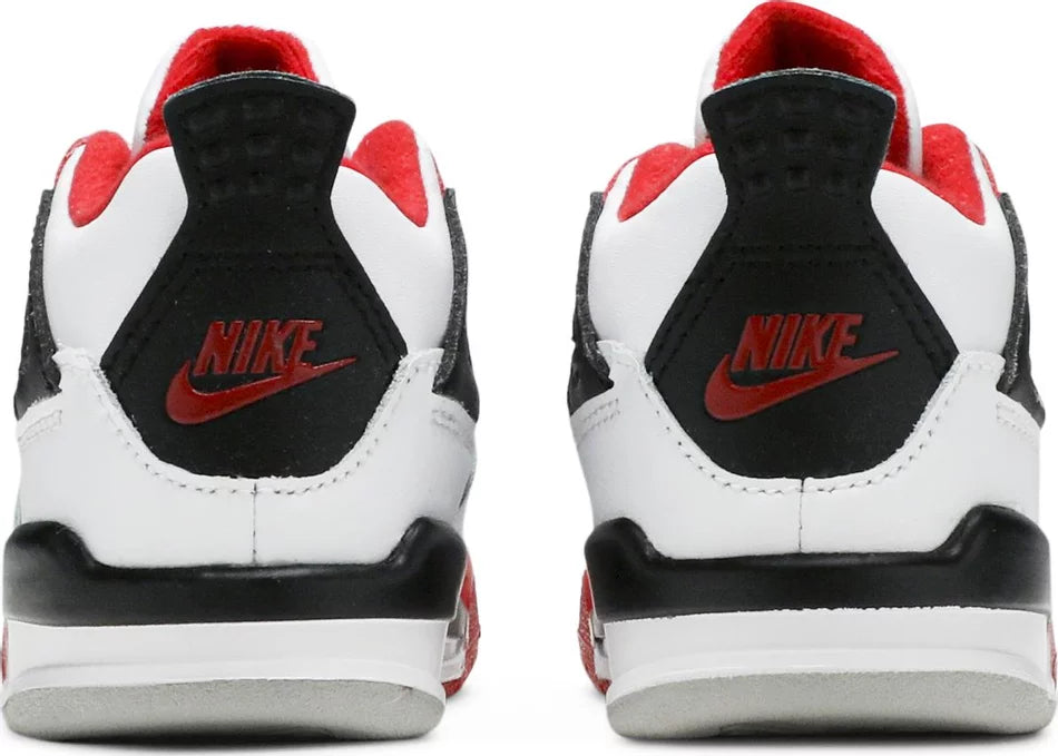 Nike Toddlers Air Jordan 4 Retro OG Sneakers - 'Fire Red' 2020