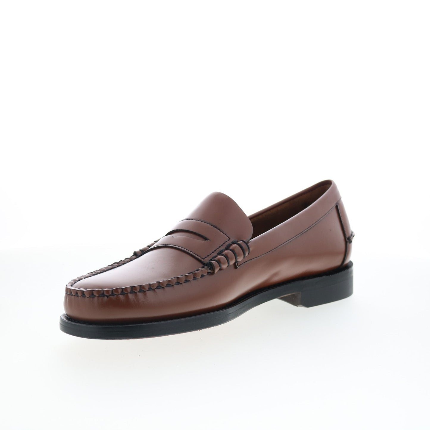 Sebago Classic Dan 7000300-900 Mens Brown Wide Loafers & Slip Ons Penny Shoes