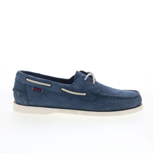 Sebago Portland Nubuck 7000GA0-908 Mens Blue Loafers & Slip Ons Boat Shoes