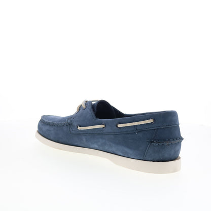 Sebago Portland Nubuck 7000GA0-908 Mens Blue Loafers & Slip Ons Boat Shoes