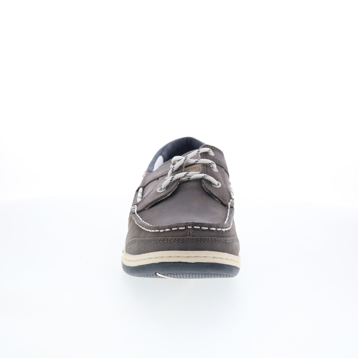 Sebago Triton Three Eyelets Nubuck Mens Brown Loafers & Slip Ons Boat Shoes