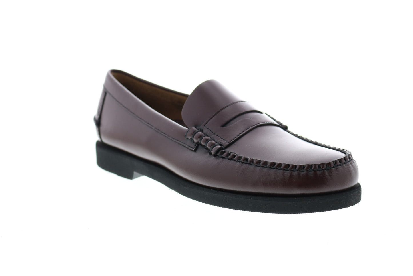 Sebago Dan Polaris 7001GW0-903 Mens Brown Wide Loafers & Slip Ons Penny Shoes